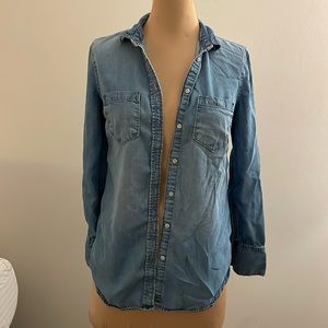 Jean button down